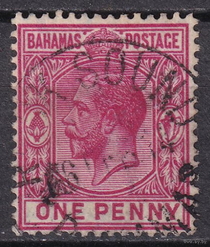 105.BrKCI. Великобритания. Колонии. Багамские острова. Стандарт. Георг V. 1912 г. 1P. Mi.#36.