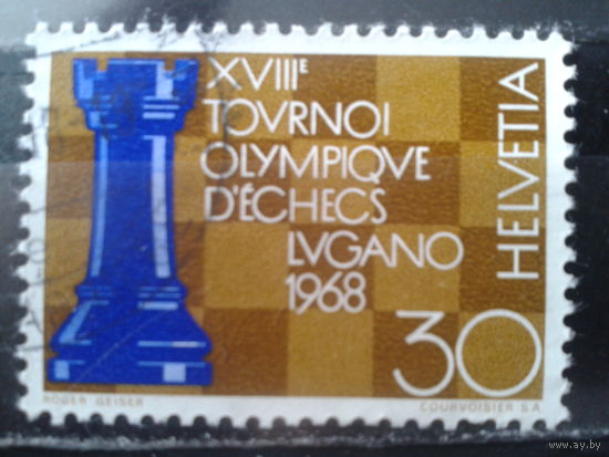Швейцария 1968 Шахматная Олимпиада в Лугано