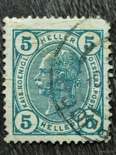 Марка Австрия 1905г. 2.12