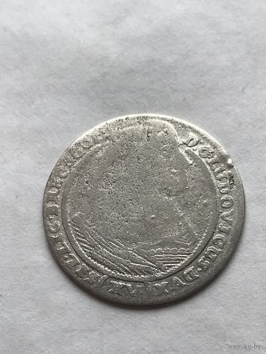 Силезия 15 крейцеров 1662г.