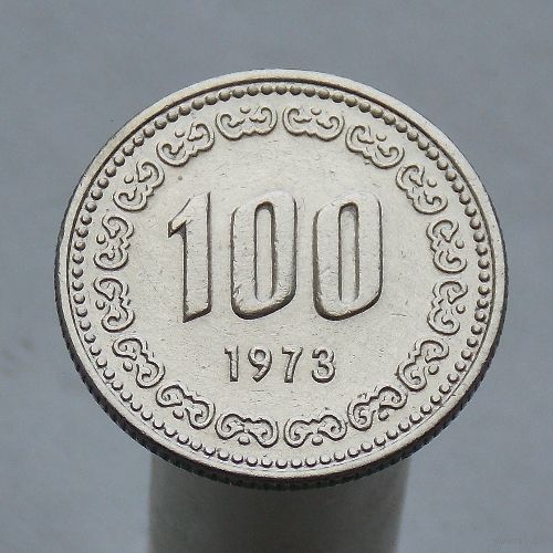 Южная Корея 100 вон 1973