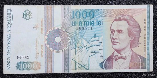 1000 лей Румыния 1991 г.