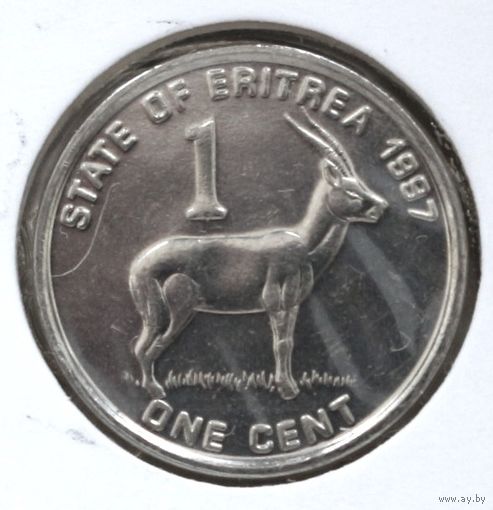 Эритрея 1 цент 1997 год