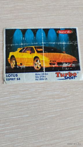 Вкладыша от жвачки TURBO 61