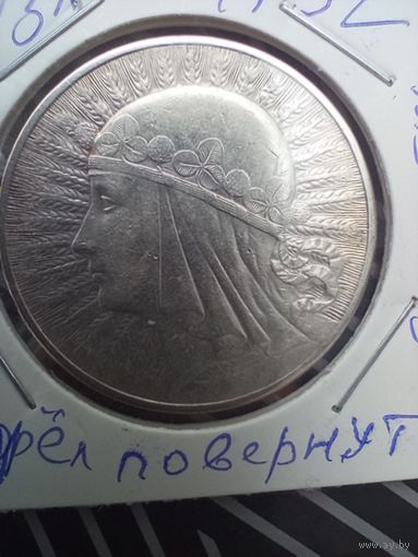 10 злотых 1932 "Ядвига" в холдере