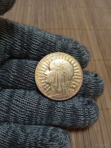 10 ЗЛОТЫХ 1933г.,ОРИГИНАЛ!В КОЛЛЕКЦИЮ!