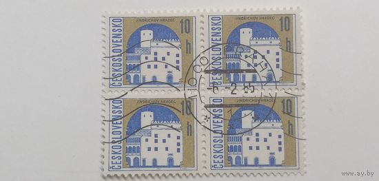Чехословакия 1965. Города Чехии. Квартблок