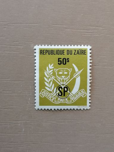 Заир (ДР Конго), 1969 год, Герб страны,