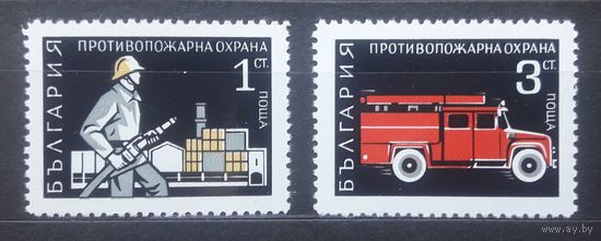Болгария 1970 Серия: Пожарные. 2м.**