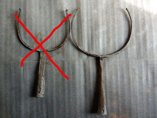 Ухват кованый большой