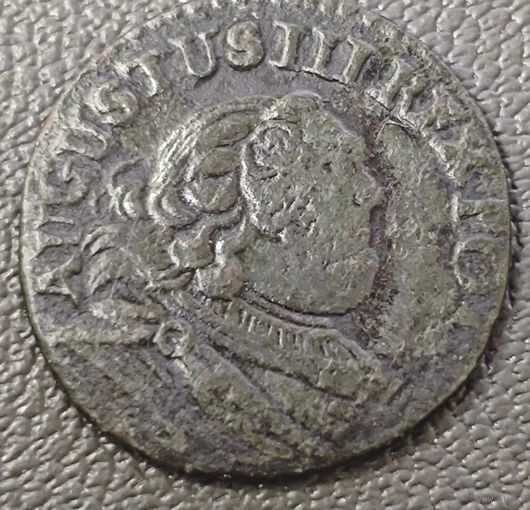 1 солид, 1754 года. Август III (Король Польский, Великий Князь Литовский) Сохран
