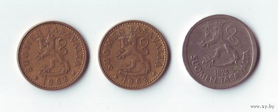 Монеты Финляндии.