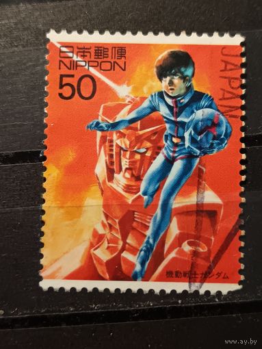 Япония, 2000. Персонаж анимационного сериала. Mi-1,9 евро гаш.
