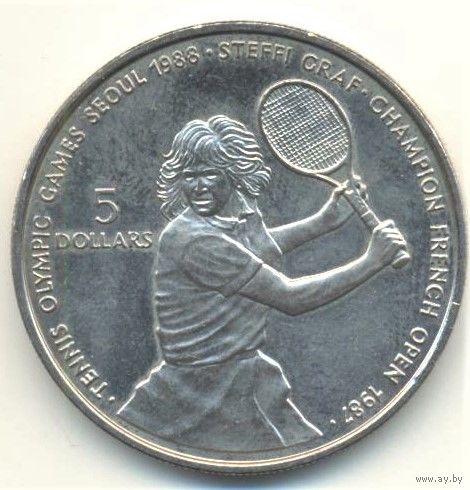 Ниуэ. 5 долларов 1987 г.