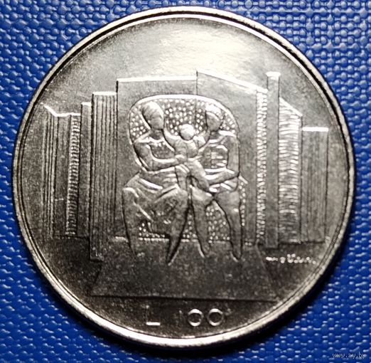 Сан - Марино 100 лир 1976 г. Республика.
