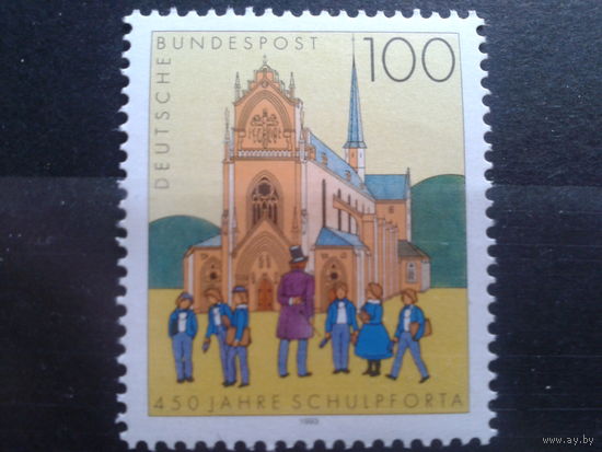 Германия 1993 кирха - 450 лет** Михель-1,6 евро