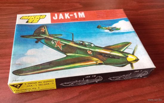 Сборная модель: Як-1 / Як-1М ; MIKRO (Польша) 1/72