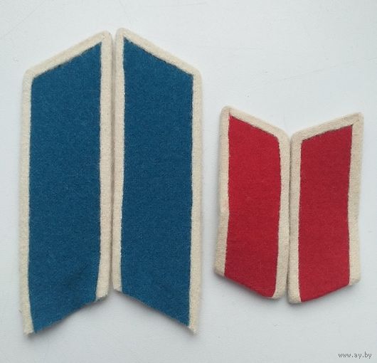 Петлицы воспитанников спецшкол с ЛНП и СВУ на шинель и китель