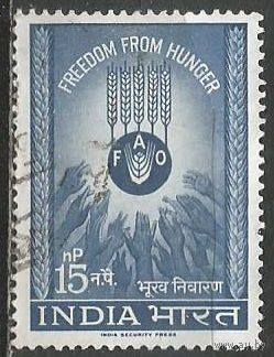Индия. День свободы от голода. 1963г. Mi#352.