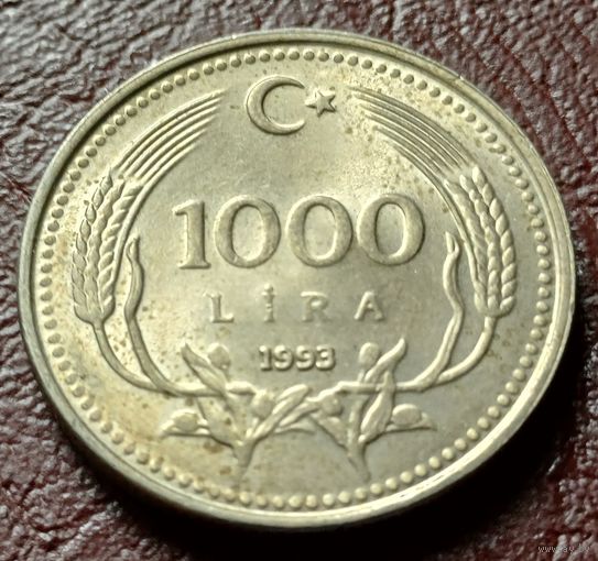 Турция 1000 лир, 1993    ( 1-14-4 )