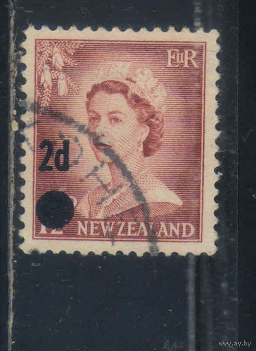GB Доминион Новая Зеландия 1958 ЕII Надп Стандарт #373