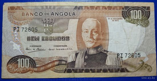 Ангола 100 эскудо 1972 г.
