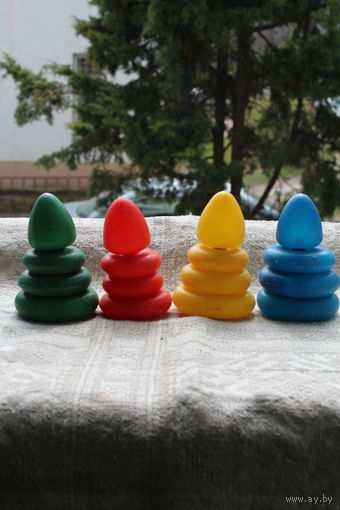 Игрушка разборная СССР ЕЛОЧКИ "СФЕТОФОР" разборные