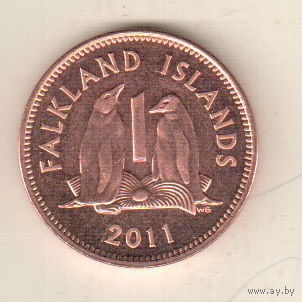Фолклендские острова 1 пенни 2011