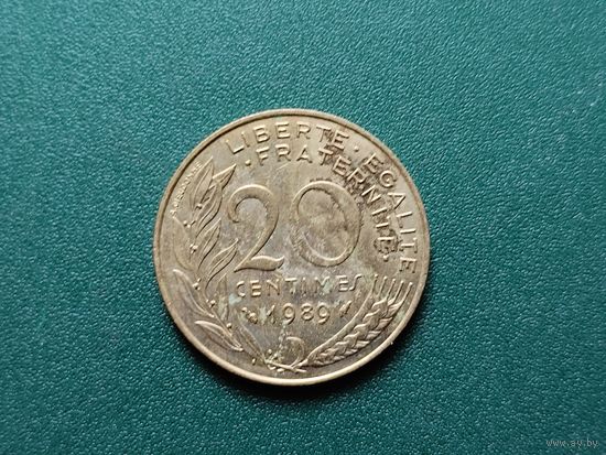 20 сантим Франция.