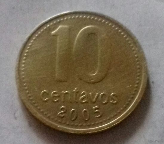10 сентавос, Аргентина 2005 г.