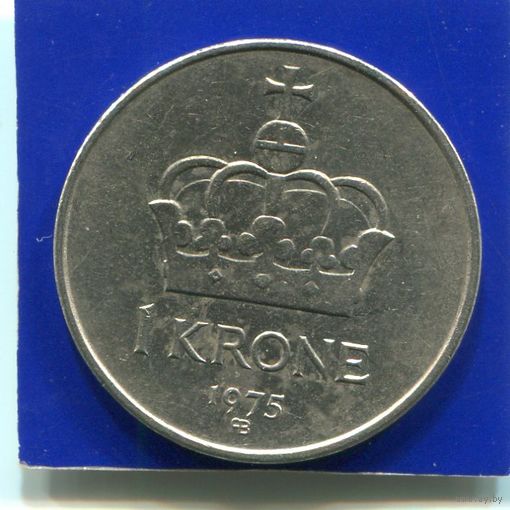Норвегия 1 крона 1975
