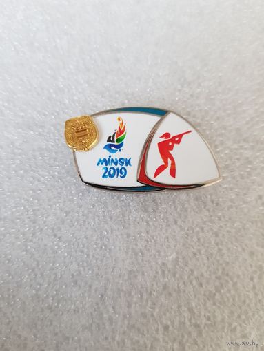 Стендовая стрельба 2 Европейские игры Минск 2019 НОК Беларусь