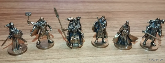 Статуэтки миниатюры Скандинавские боги Бронза