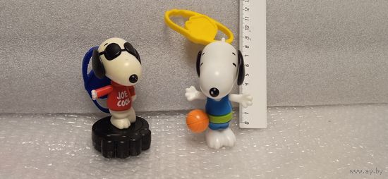 Коллекционные игрушки из Макдональдс. Снупи, 2018. Крутые Джо. Снупи -баскетболист. 17