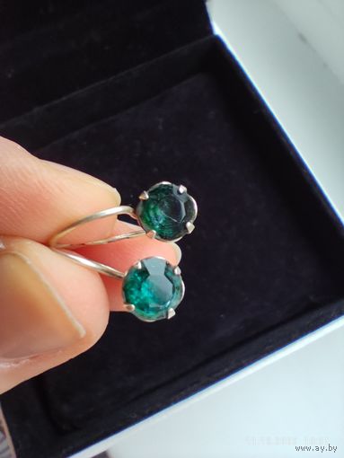 Серебряные сережки СССР