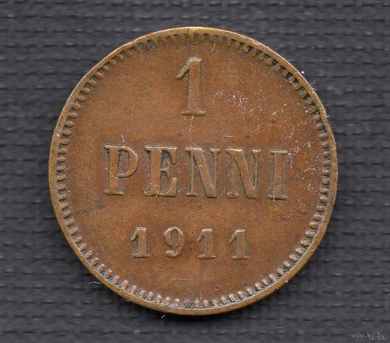 ТОРГ! 1 пенни 1911! Россия для Финляндии! Николай II СОСТОЯНИЕ! ВОЗМОЖЕН ОБМЕН!