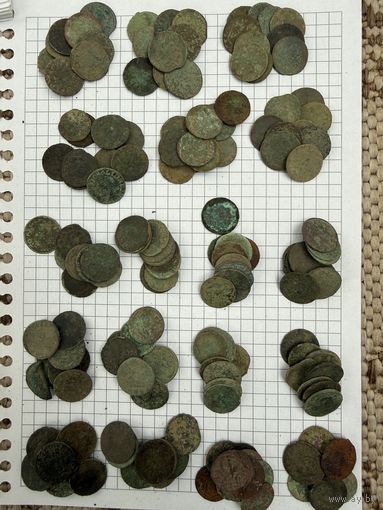 Аукцион с рубля.Боратинки 170+шт. Не чищены.