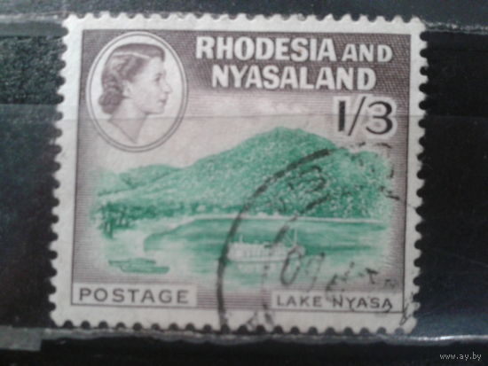 Родезия и Ньсаленд, 1959/1962. Королева Елизавета II и озеро Ньясса