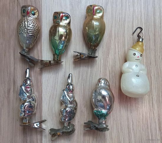 Елочные игрушки СССР