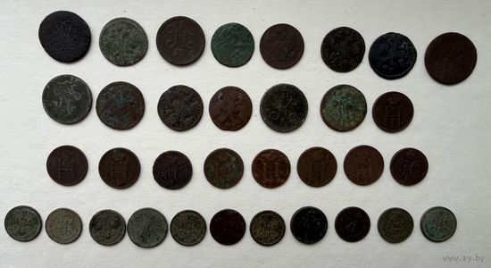 Монеты царские разные
