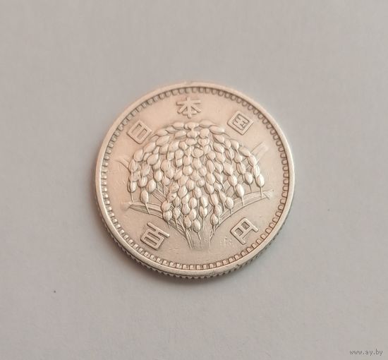100 йен. 1959г(34-ый год эпохи Сёва).600 пр., Япония.