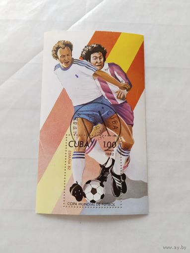 Куба  1982 бл. футбол