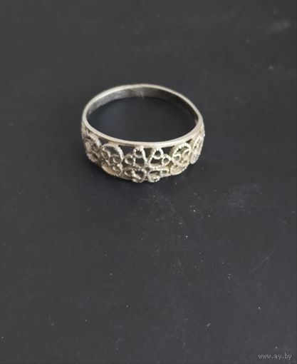 Кольцо скань 925 со звездой