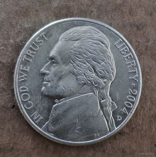 США 5 центов 2004 г., 200 лет экспедиции Льюиса и Кларка - Приобретение Луизианы, мд. "D" - Денвер, KM# 360