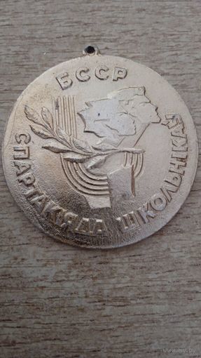 Медаль. Спартакиада школьников БССР