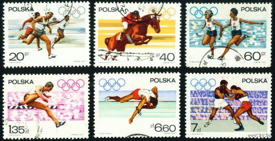 Олимпийское воззвание. Подготовка к XIX Олимпийским играм Польша 1967 год 6 марок