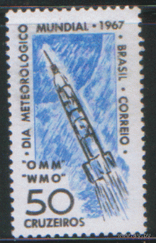 БРАЗ. 1967. Метеорологический конгресс. Космос. чист.