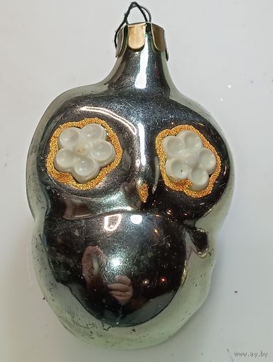 Ёлочная  игрушка  ,  Филин  , из СССР .