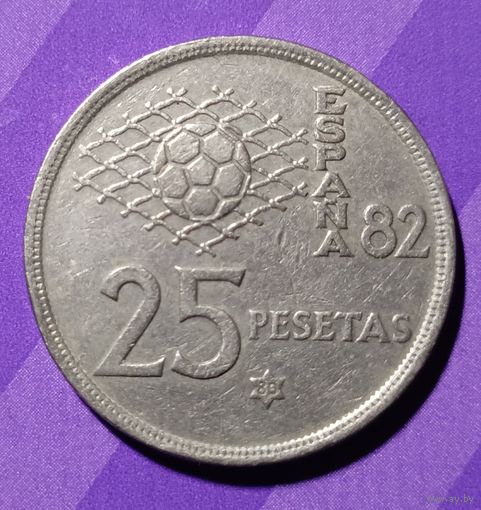 25 песет 1980 г Испания