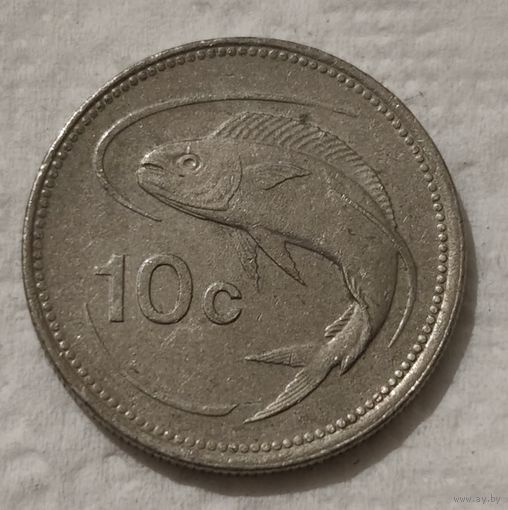 Мальта 10 центов, 1998 (2-3-32)